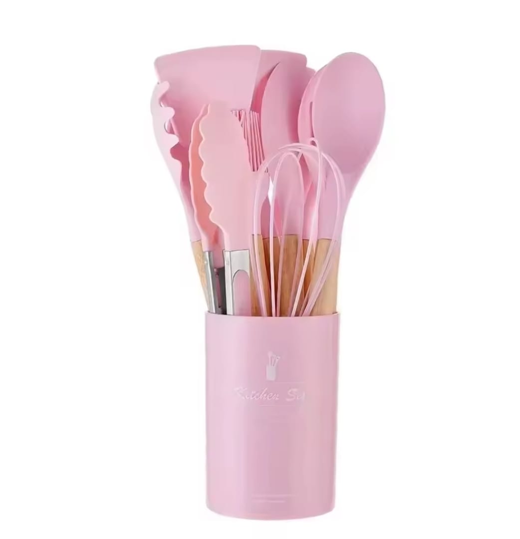 12PCS Food Grade Silicone Kitchen Cookware